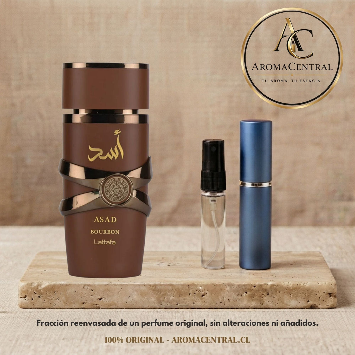 Asad Bourbon EDP Lattafa - Decant AromaCentral