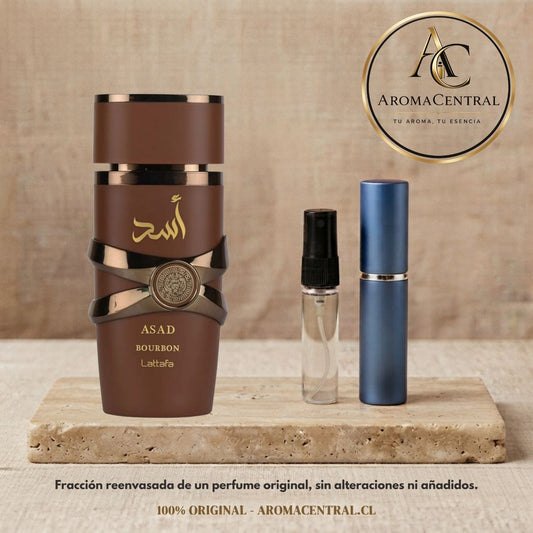 Asad Bourbon EDP Lattafa - Decant AromaCentral