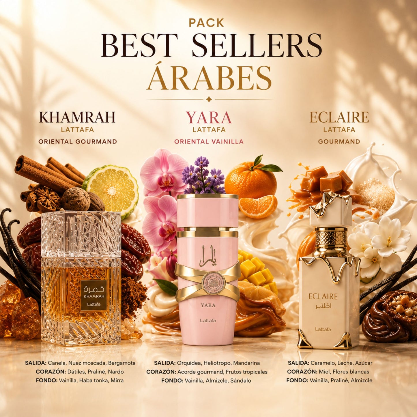Pack Best Sellers Árabes - 15% OFF
